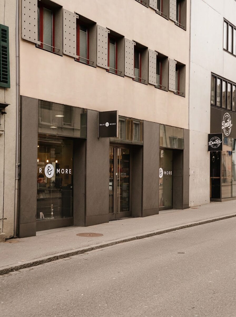 Eingang von Hair & More an der Zürcherstrasse 194 in Frauenfeld