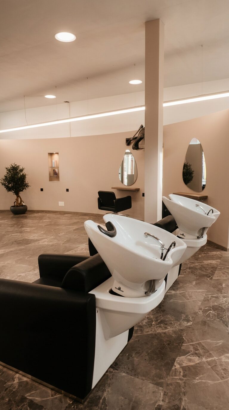 Waschbereich mit Massagesessel im Coiffeursalon Hair & More Frauenfeld
